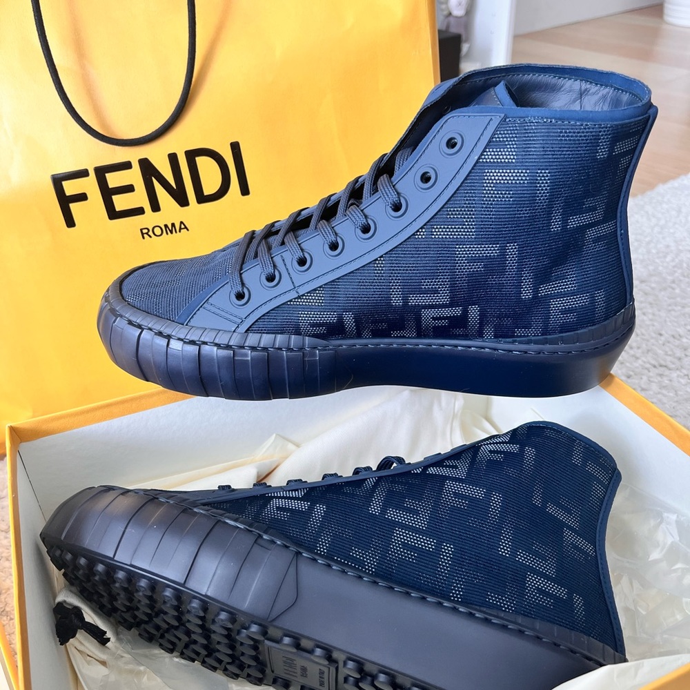 Men’s fendi high tops. Authentic